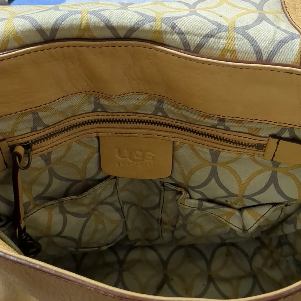 UGG Leather Hobo Bag with long strap